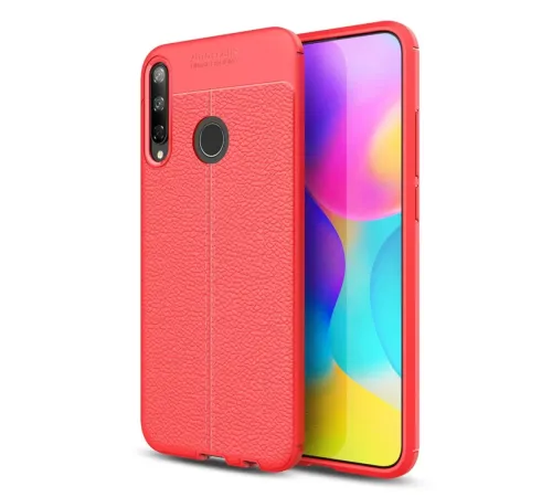 Huawei P40 Lite E Kılıf Auto Focus Kapak - Kırmızı