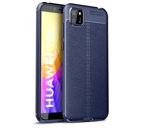Huawei Y5P Kılıf Auto Focus Kapak - Lacivert