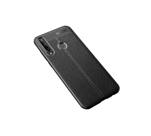 Huawei Y6P Kılıf Auto Focus Kapak - Siyah