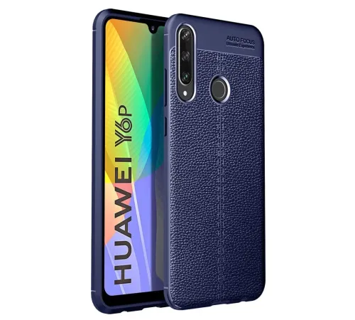 Huawei Y6P Kılıf Auto Focus Kapak - Lacivert