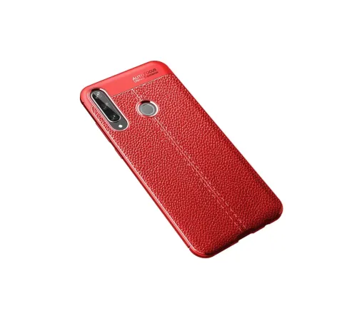 Huawei Y6P Kılıf Auto Focus Kapak - Kırmızı