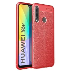 Huawei Y6P Kılıf Auto Focus Kapak - Kırmızı