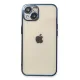 Apple iPhone 13 Kılıf Lensli Silikon - Lacivert