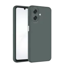 Samsung Galaxy A07 4G Nano içi Kadife Silikon - Gri