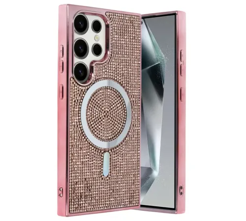 Samsung Galaxy S24 Ultra Helen Magsafe Kapak - Pembe