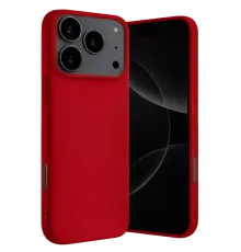 Apple iPhone 17 Pro Max Nano içi Kadife Silikon - Kırmızı