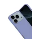 Apple iPhone 17 Pro Max Nano içi Kadife Silikon - Lila