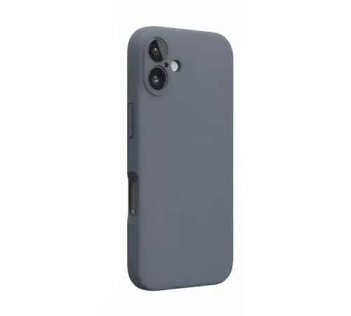 Apple iPhone 16 Plus Kılıf Nano içi Kadife Silikon - Gri