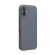 Apple iPhone 16 Plus Kılıf Nano içi Kadife Silikon - Gri