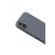 Apple iPhone 16 Plus Kılıf Nano içi Kadife Silikon - Gri