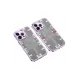 Apple iPhone 14 Pro Kılıf Mekanik Bumper Kapak - Derin Mor