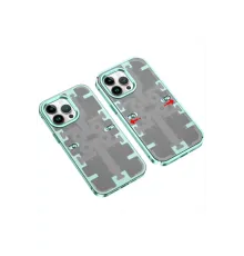 Apple iPhone 14 Pro Max Kılıf Mekanik Bumper Kapak - Yeşil