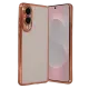 Samsung Galaxy S25 Edge Lensli Silikon - Çöl Titanyum