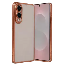 Samsung Galaxy S25 Edge Lensli Silikon - Çöl Titanyum