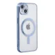 Apple iPhone 14 Plus Kılıf Magneticsafe Lazer Silikon - Sierra Blue