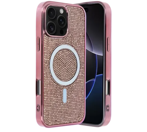 Apple iPhone 16 Pro Max Helen Magsafe Kapak - Pembe