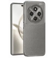 Tecno Spark 30C Kılıf Auto Focus Karbon Kapak - Gri