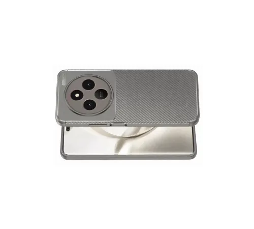 Tecno Spark 30 Kılıf Auto Focus Karbon Kapak - Gri