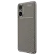 Realme 12 Lite Kılıf Auto Focus Karbon Kapak - Gri