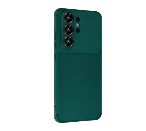 Samsung Galaxy S26 Ultra Auto Focus Karbon Kapak - Koyu Yeşil