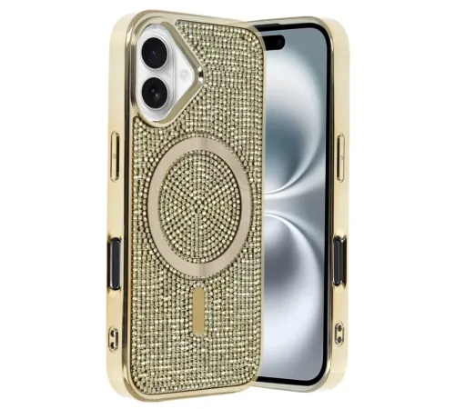Apple iPhone 16 Helen Magsafe Kapak - Gold