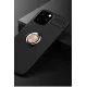 Apple iPhone 12 Pro Max Kılıf Range Yüzüklü Silikon - Siyah-Gold