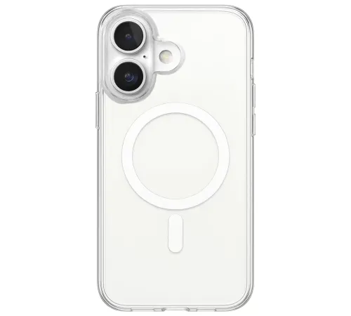 Apple iPhone 17 Kılıf Magneticsafe Şeffaf Silikon - Şeffaf