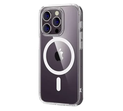 Apple iPhone 16 Pro Max Combo Sert Şeffaf Magsafe Kapak - Şeffaf