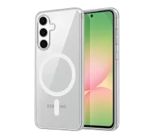 Samsung Galaxy A35 5G Combo Sert Şeffaf Magsafe Kapak - Şeffaf