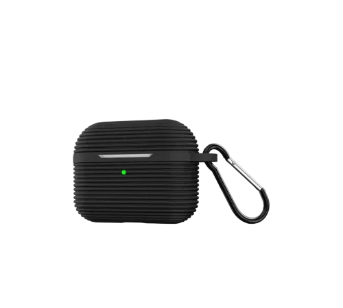 Apple Airpods Pro 3 (3.nesil) Raven Silikon Kılıf - Siyah