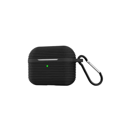 Apple Airpods Pro 3 (3.nesil) Raven Silikon Kılıf - Siyah