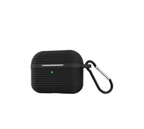 Apple Airpods Pro 3 (3.nesil) Raven Silikon Kılıf - Siyah