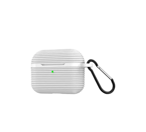 Apple Airpods Pro 3 (3.nesil) Raven Silikon Kılıf - Beyaz