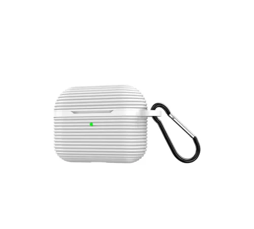 Apple Airpods Pro 3 (3.nesil) Raven Silikon Kılıf - Beyaz