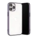 Apple iPhone 13 Pro Max Kılıf Lensli Silikon - Mor