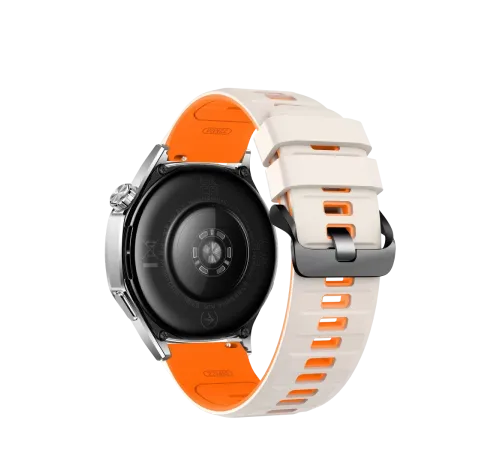 Apple Watch Ultra 49mm Minoc Kordon - Beyaz-Turuncu