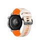 Apple Watch Ultra 49mm Minoc Kordon - Beyaz-Turuncu