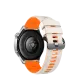 Apple Watch Ultra 49mm Minoc Kordon - Beyaz-Turuncu