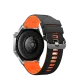 Apple Watch Ultra 49mm Minoc Kordon - Siyah-Turuncu