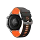 Apple Watch Ultra 49mm Minoc Kordon - Siyah-Turuncu