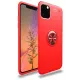 Apple iPhone 11 Pro Kılıf Range Yüzüklü Silikon - Kırmızı