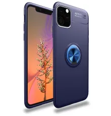 Apple iPhone 11 Pro Kılıf Range Yüzüklü Silikon - Mavi