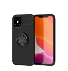 Apple iPhone 12 Mini Kılıf Range Yüzüklü Silikon - Siyah