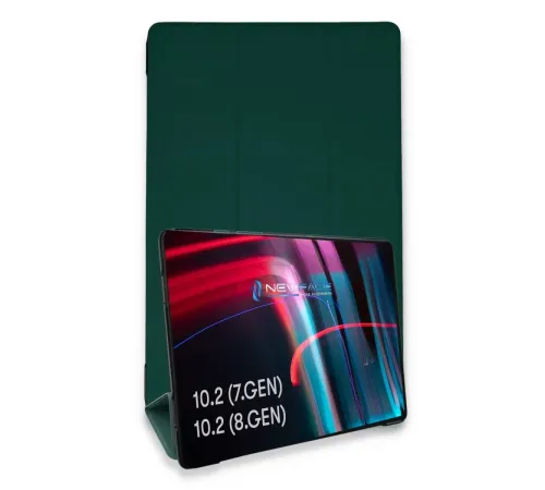 Apple iPad 10.2 (7.nesil) Kılıf Tablet Smart Kılıf - Koyu Yeşil