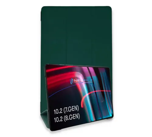 Apple iPad 10.2 (7.nesil) Kılıf Tablet Smart Kılıf - Koyu Yeşil