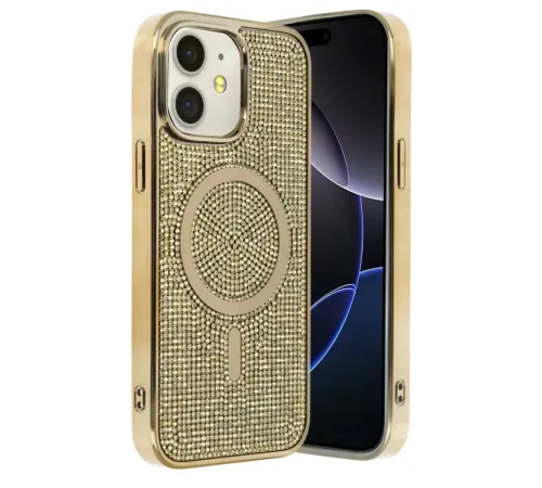 Apple iPhone 11 Helen Magsafe Kapak - Gold