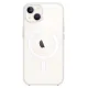 Apple iPhone 14 Kılıf Magneticsafe Şeffaf Silikon - Şeffaf