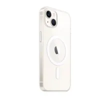 Apple iPhone 14 Kılıf Magneticsafe Şeffaf Silikon - Şeffaf
