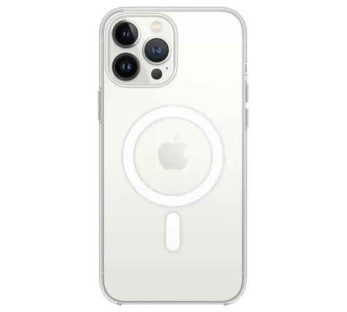 Apple iPhone 14 Pro Kılıf Magneticsafe Şeffaf Silikon - Şeffaf