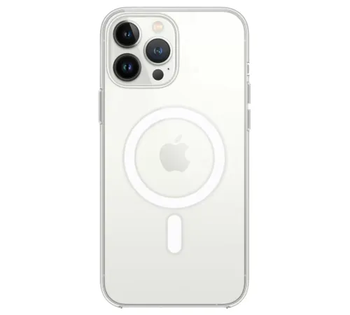 Apple iPhone 14 Pro Kılıf Magneticsafe Şeffaf Silikon - Şeffaf